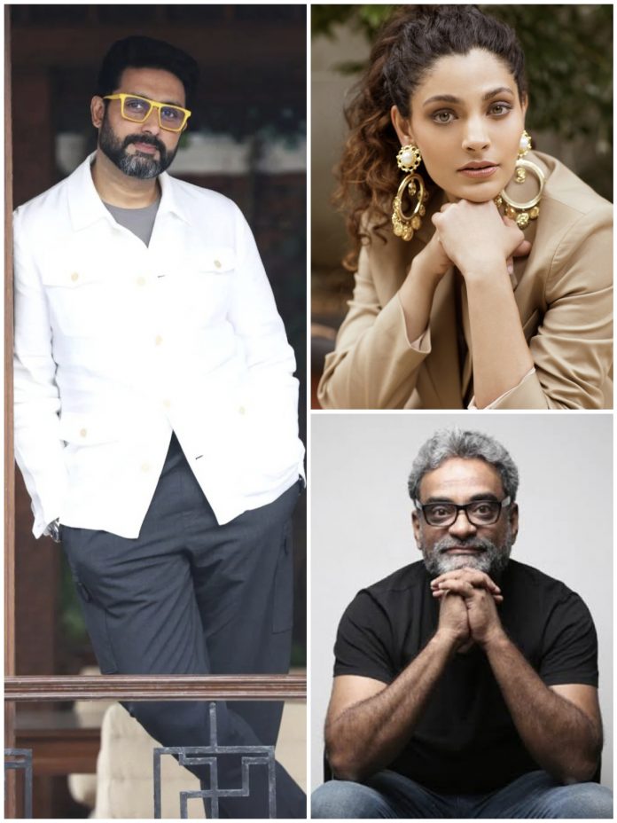 आर बाल्की, अभिषेक बच्चन एवं सैयामी खेर