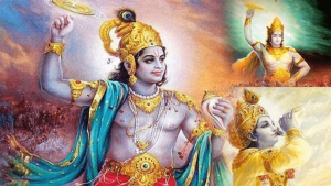 सुदर्शन चक्रधारी श्रीकृष्ण