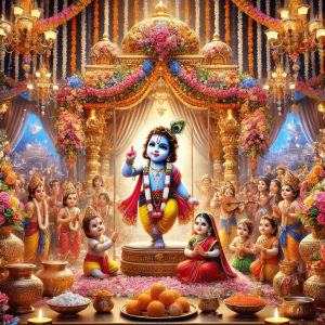 सुदर्शन चक्रधारी श्रीकृष्ण