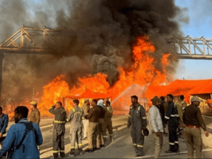 आग लगी/FIRE BROKE OUT