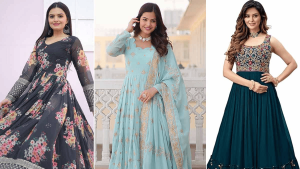 सूट गाउन महिलाओं का फैशन/suit gown women's fashion