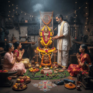 विश्वकर्मा पूजा विधि सामग्री/Vishwakarma puja ritual material