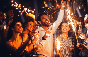 नये साल का जश्न/New year celebration