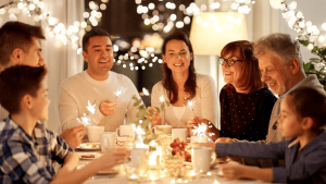 घर पर नववर्ष पार्टी/New Year party at home