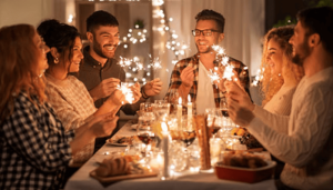 घर पर नववर्ष पार्टी/New Year party at home