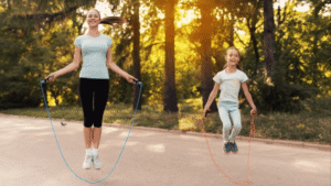 रस्सी कूदना एक व्यायाम/Rope jumping is an exercise