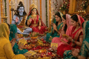 तीन तीज, तीन रंग खास!/Three Teejs, three special colors